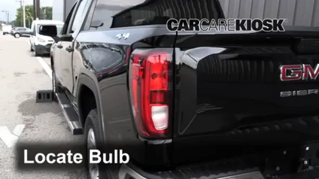 2019 GMC Sierra 1500 5.3L V8 Crew Cab Pickup Luces Luz trasera (reemplazar foco)